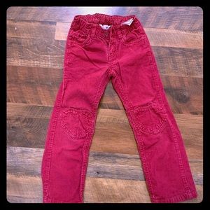 Pink corduroy pants